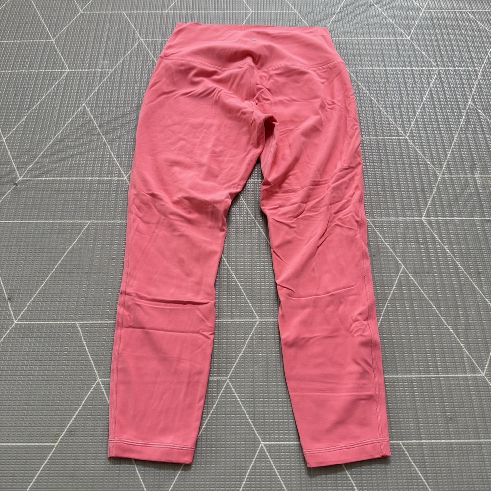 Lululemon Align High Rise Pant 25" Sz 10 Pink Double Lined LW5CTCS - Picture 2 of 9